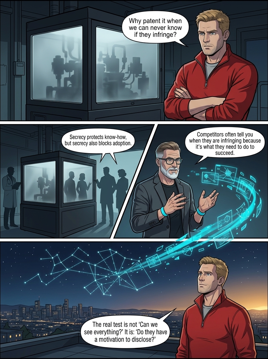 When the Process Is Secret, But the Business Is Not